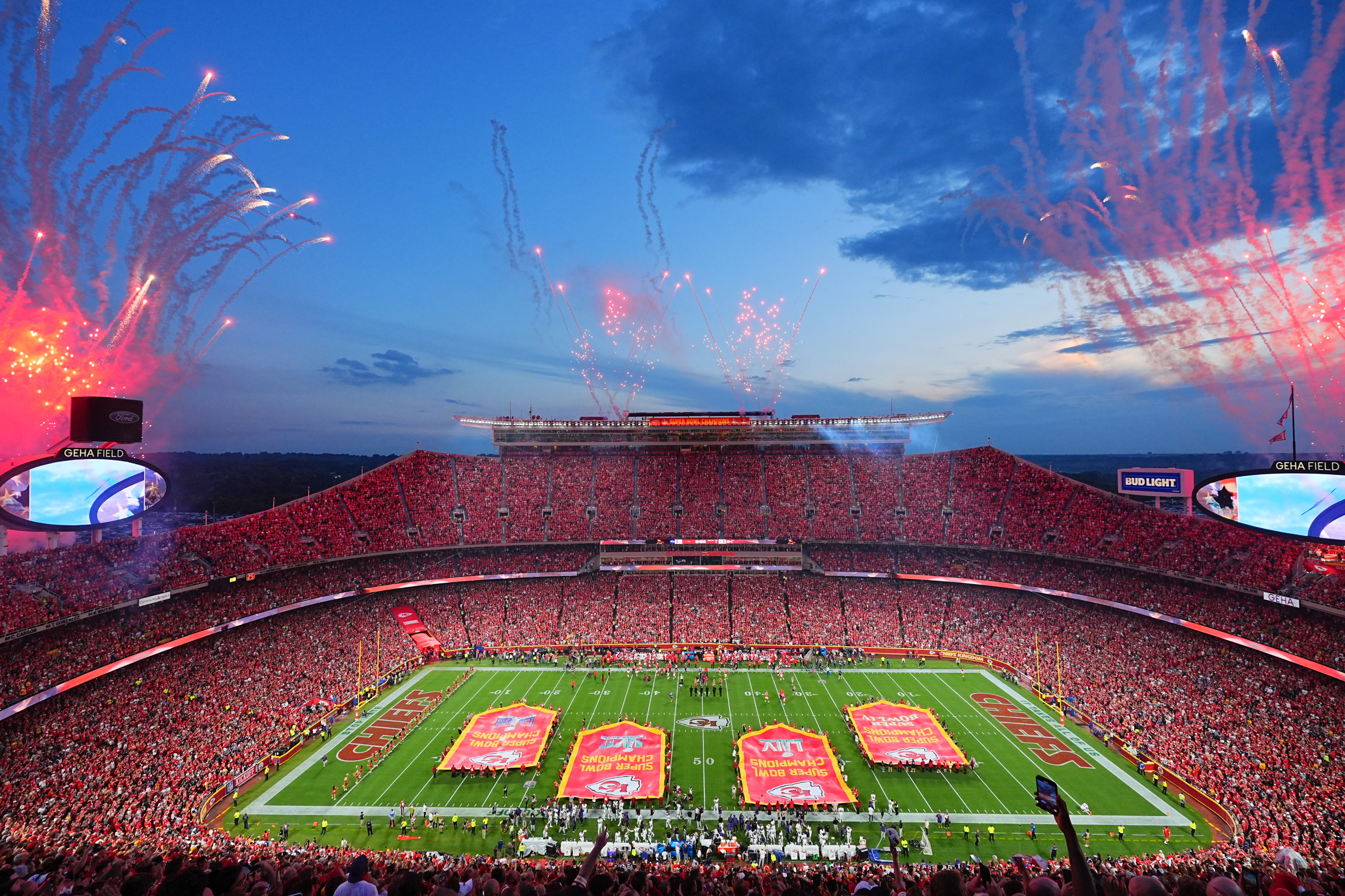 NFL Spiel der Kansas City Chiefs im GEHA Field at ArrowheadStadium