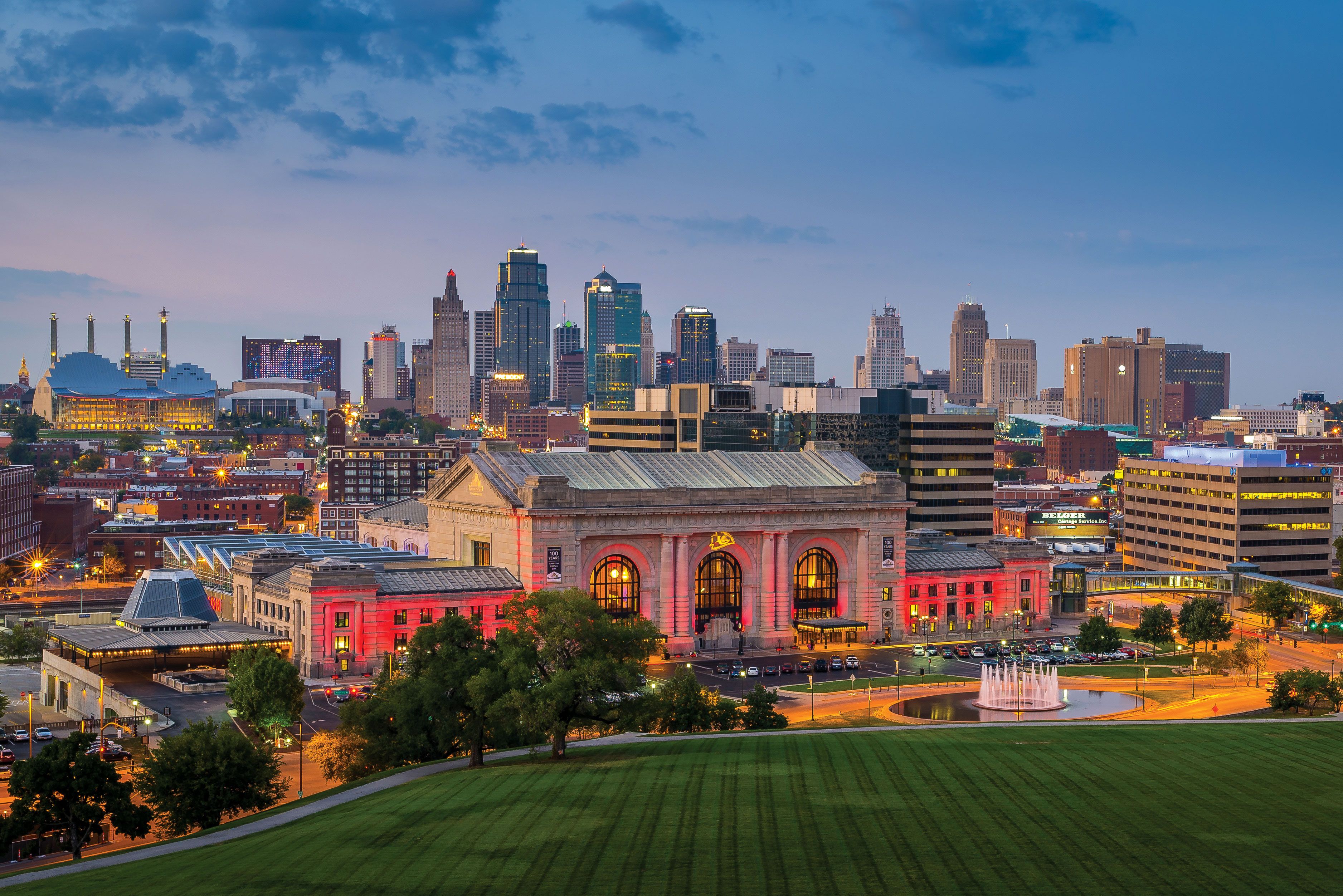 Die Skyline von Kansas City