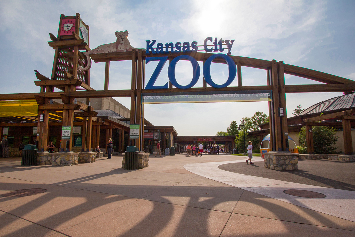 Willkommen im Kansas City Zoo in Missouri