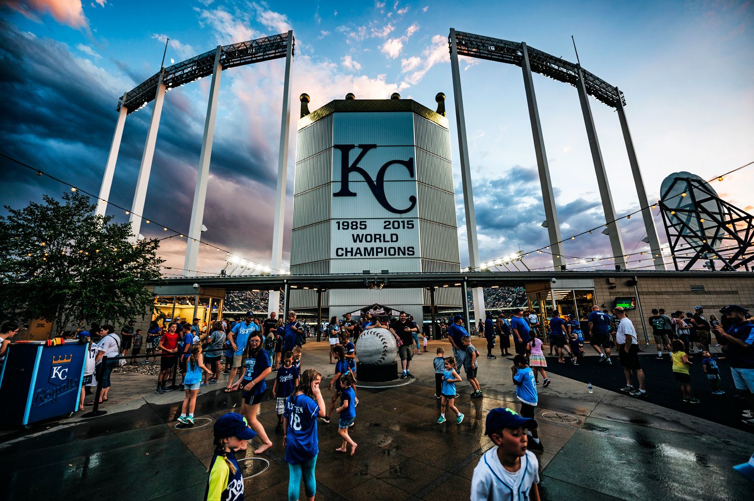 Das Kauffman Stadium in Kansas City, Missouri