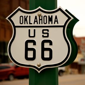 Route 66 in Kansas und Oklahoma