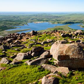 Wichita Mountains Wildlife Refuge in Oklahoma