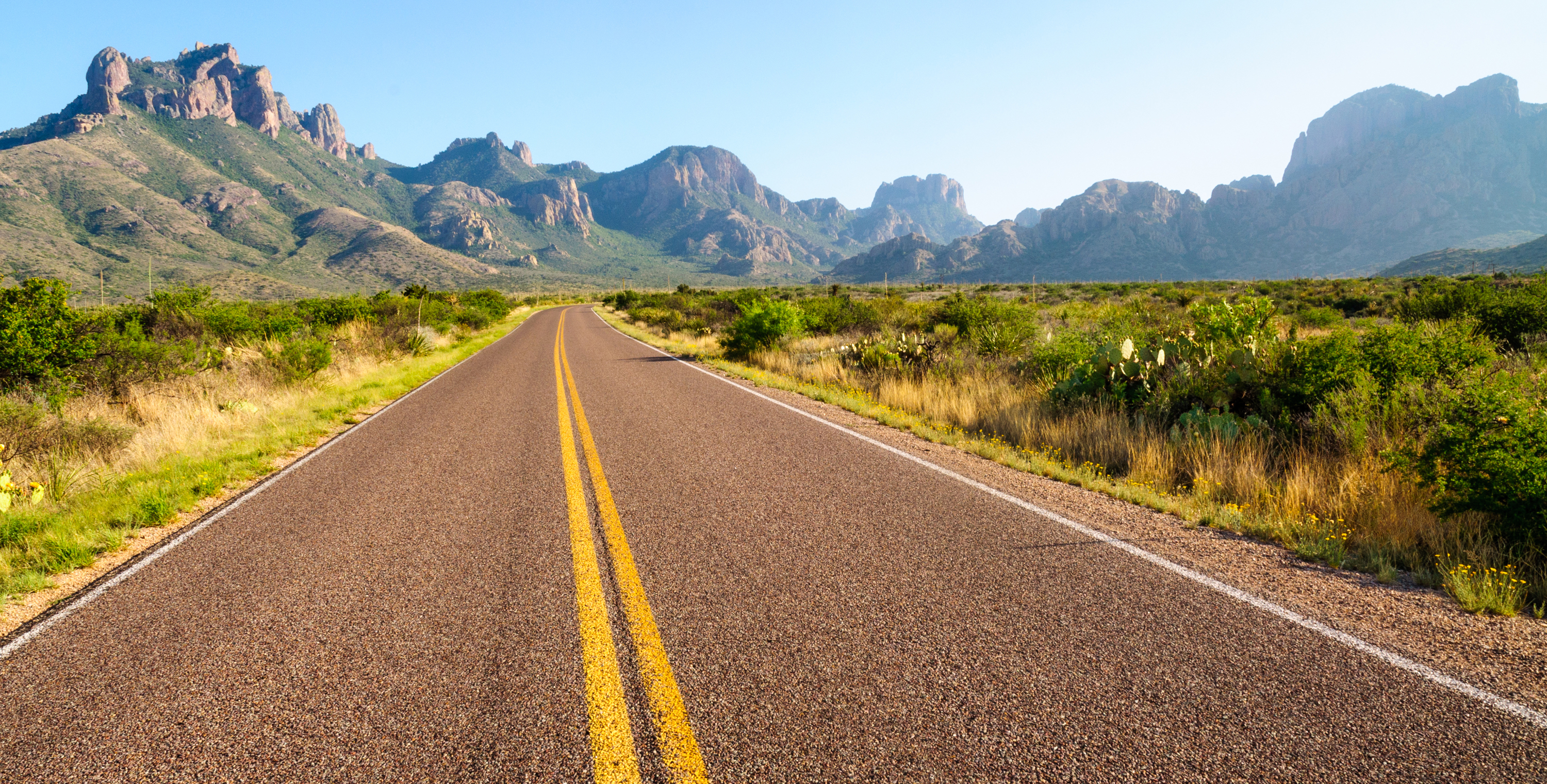 Strasse zum Big Bend National Park