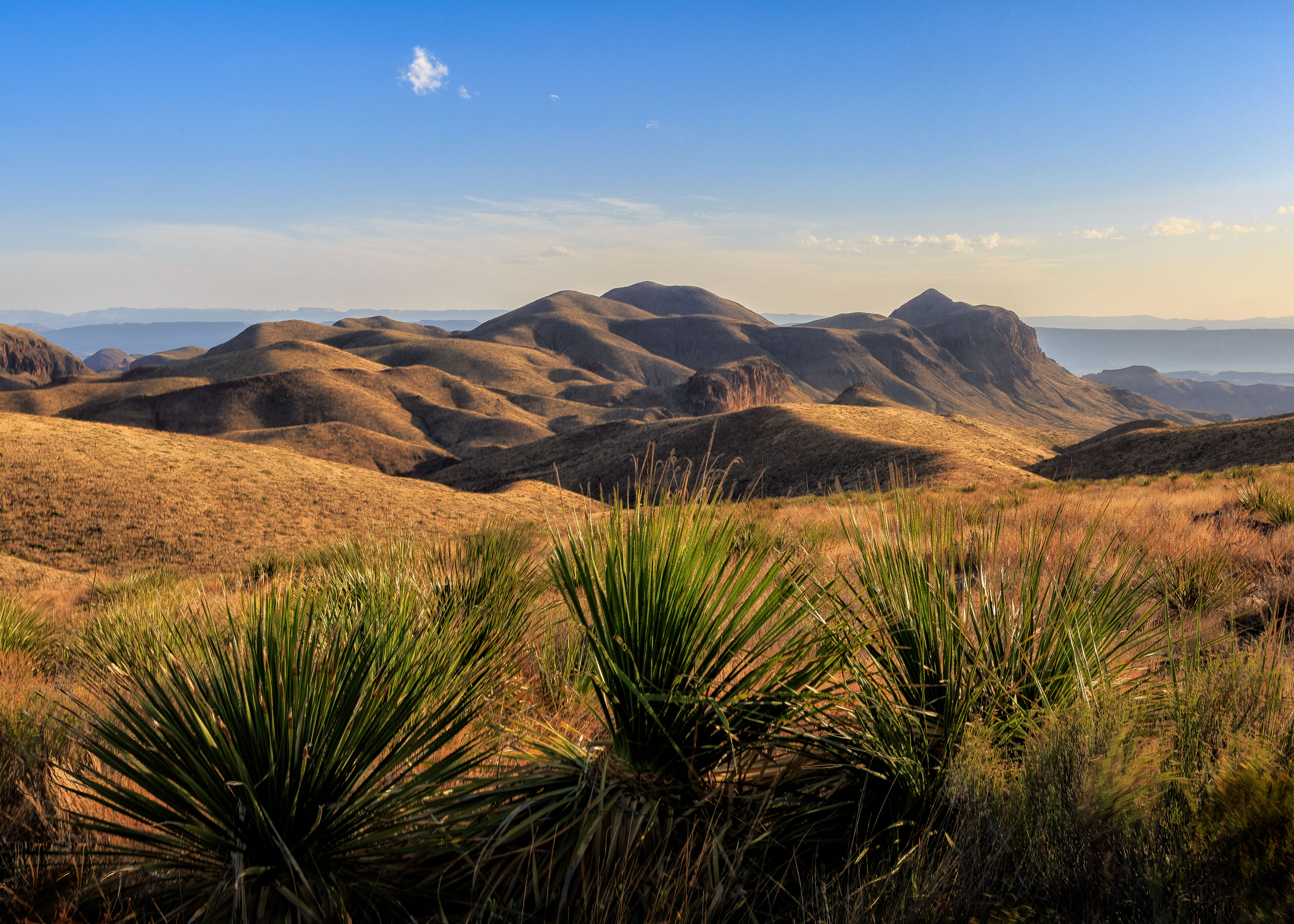 Atemberaubende Landschaft des Big-Bend-Nationalparks in Texas