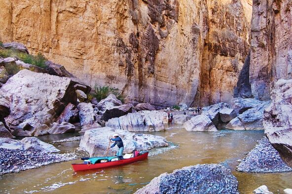 Kanu im Big Bend Nationalpark