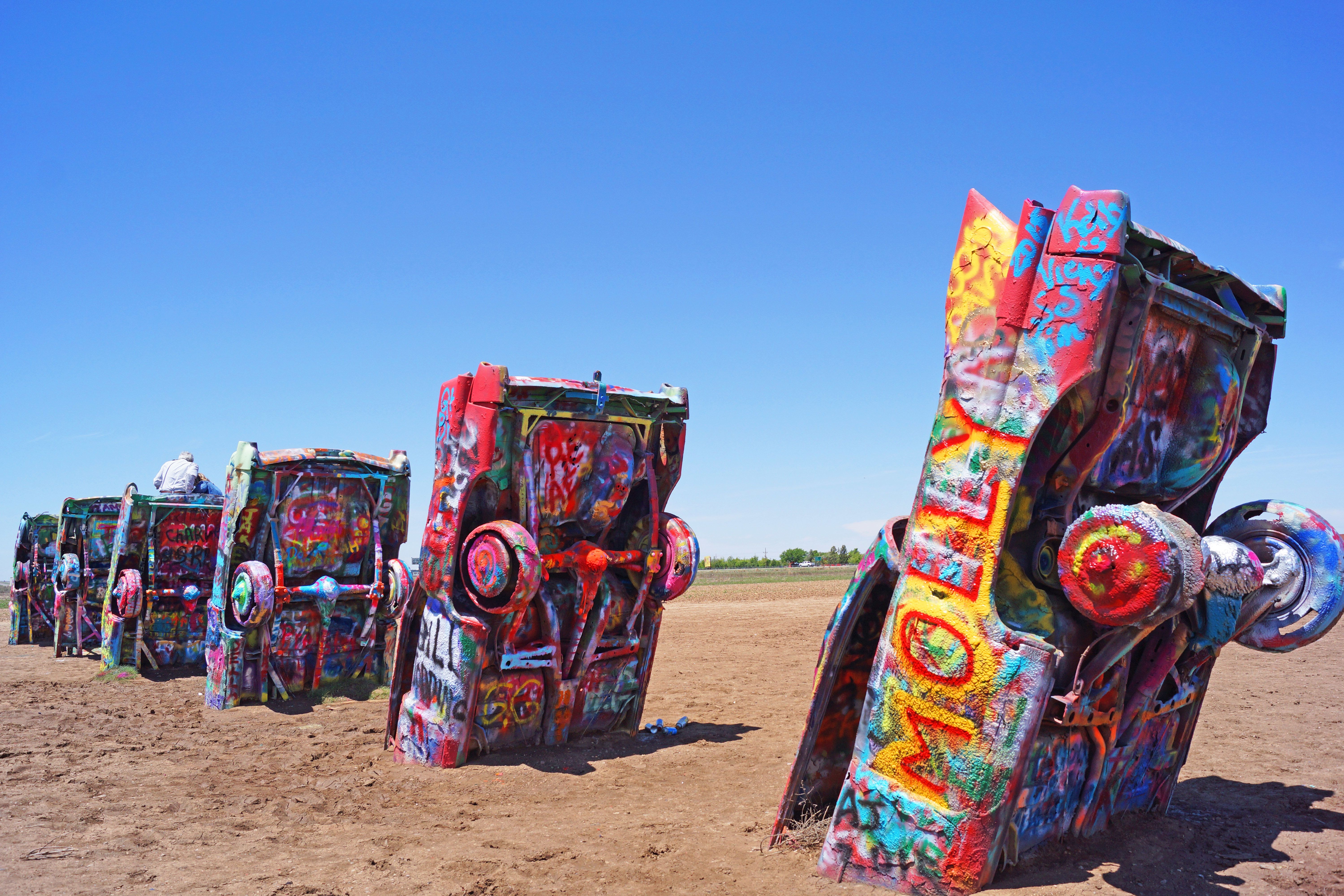 Kunstinstallation Cadillac Ranch