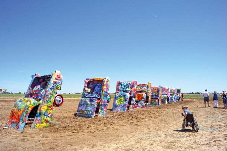 Cadillac Ranch bei Amarillo