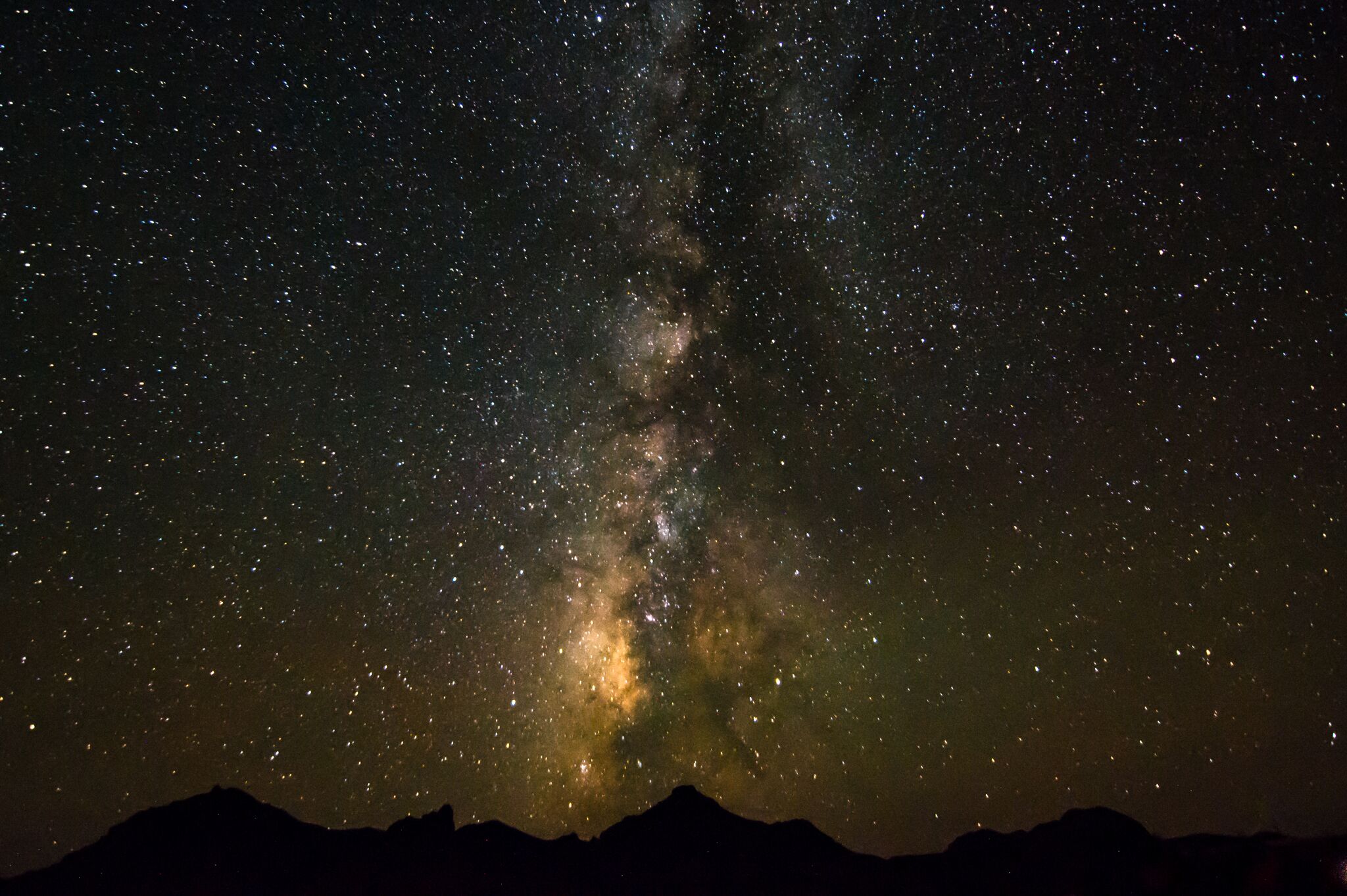 Der eindrucksvolle Himmel über dem Big Bend National Park