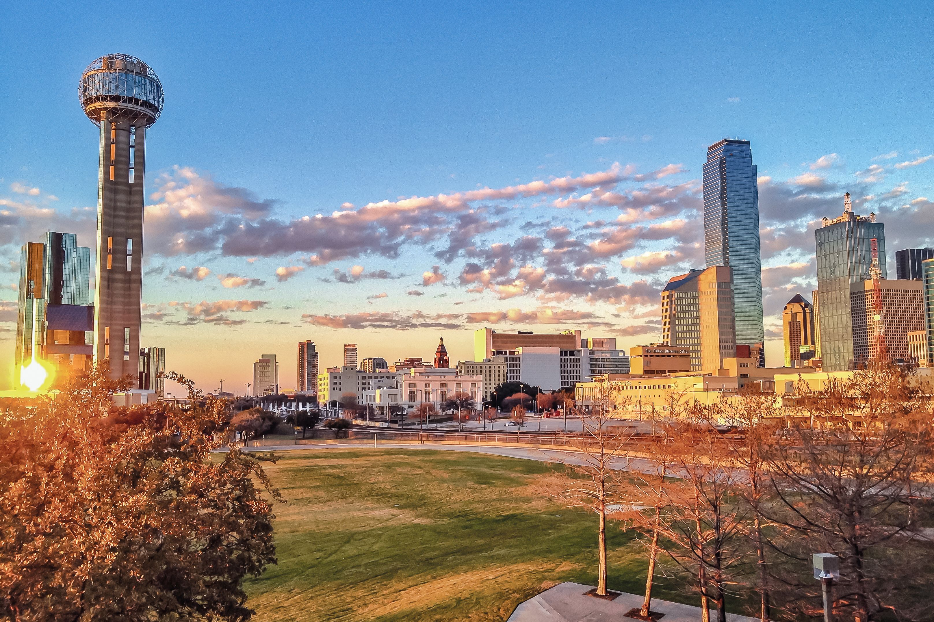 Die Skyline von Dallas, Texas