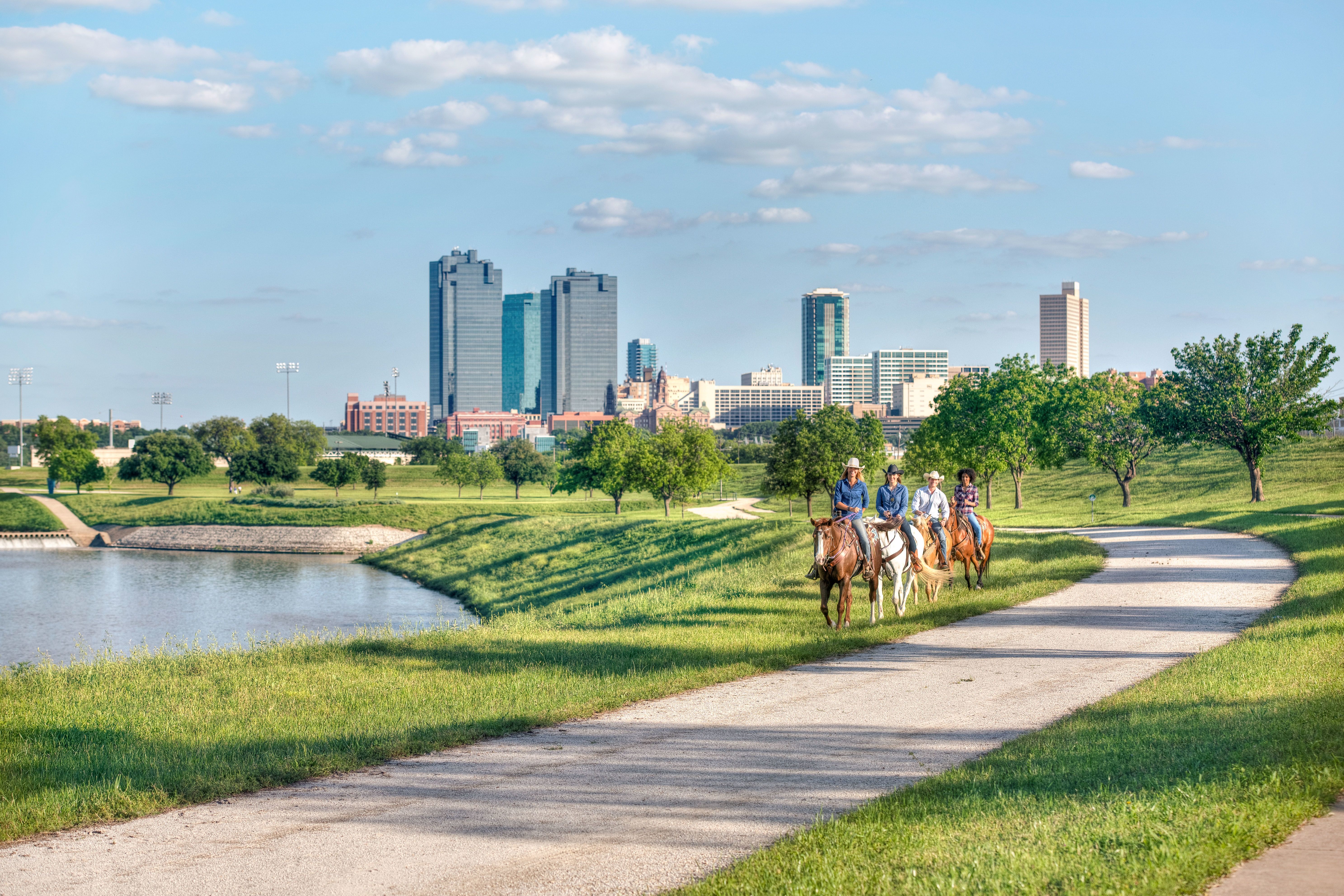 Ausreiten in Fort Worth, Texas