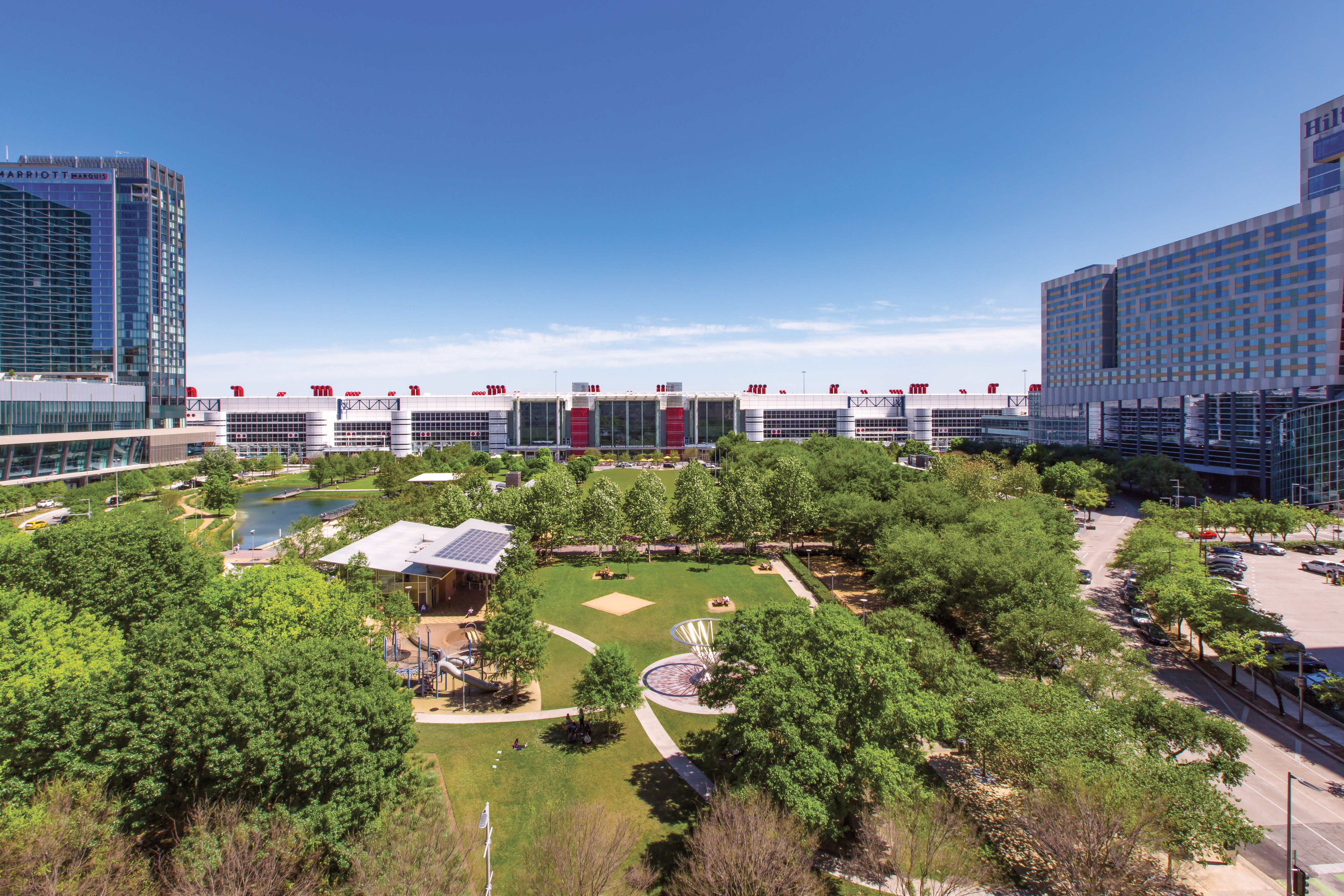 Das George R. Brown Convention Center in Houston Downtown