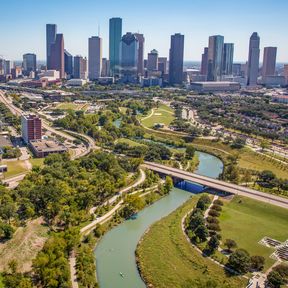 Die Skyline von Houston