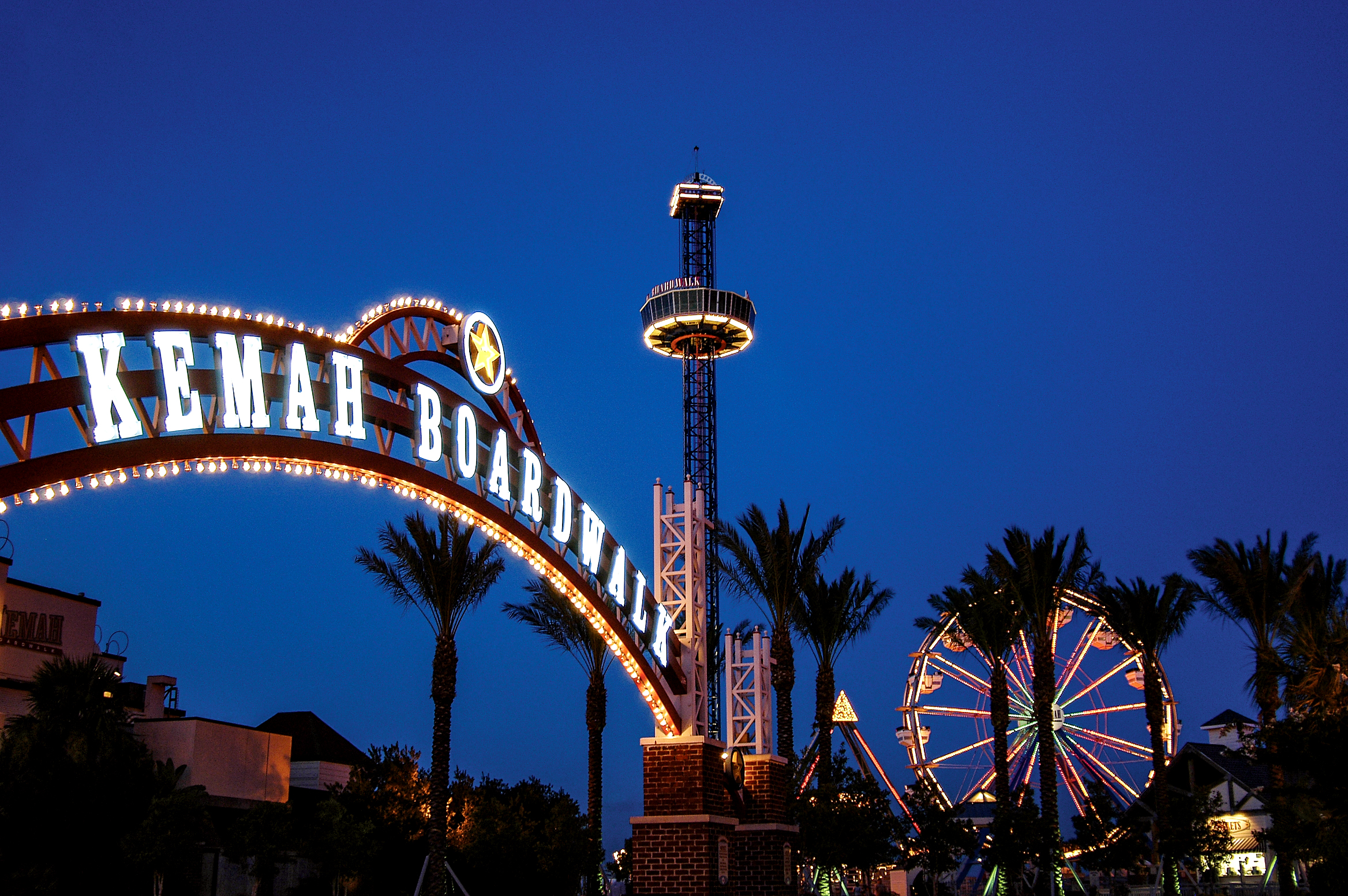 Der Kemah Boardwalk ist ein Themenpark an der GolfkÃ¼ste von Texas