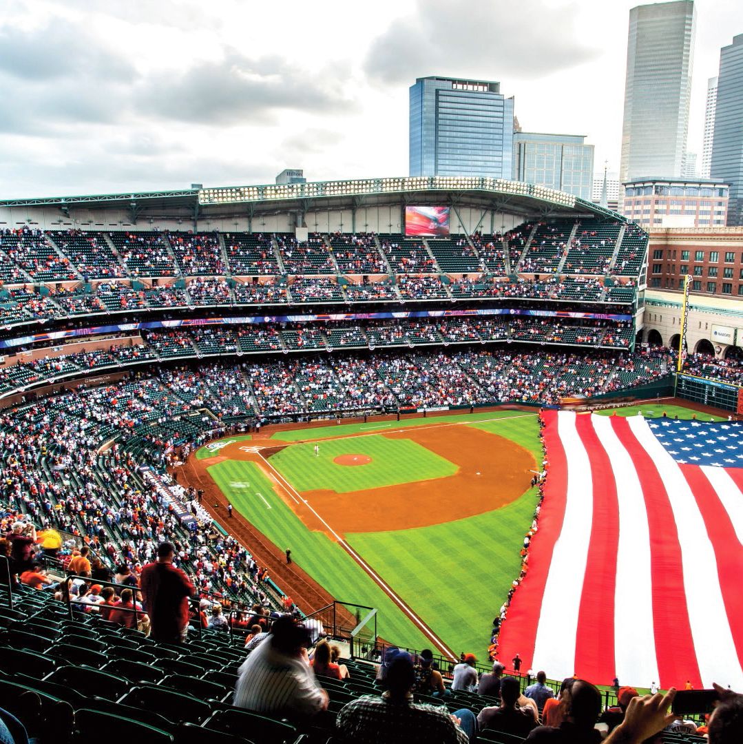 Impressionen des Minute Maid Park Baseballstadions in Houston im US-Bundesstaat Texas