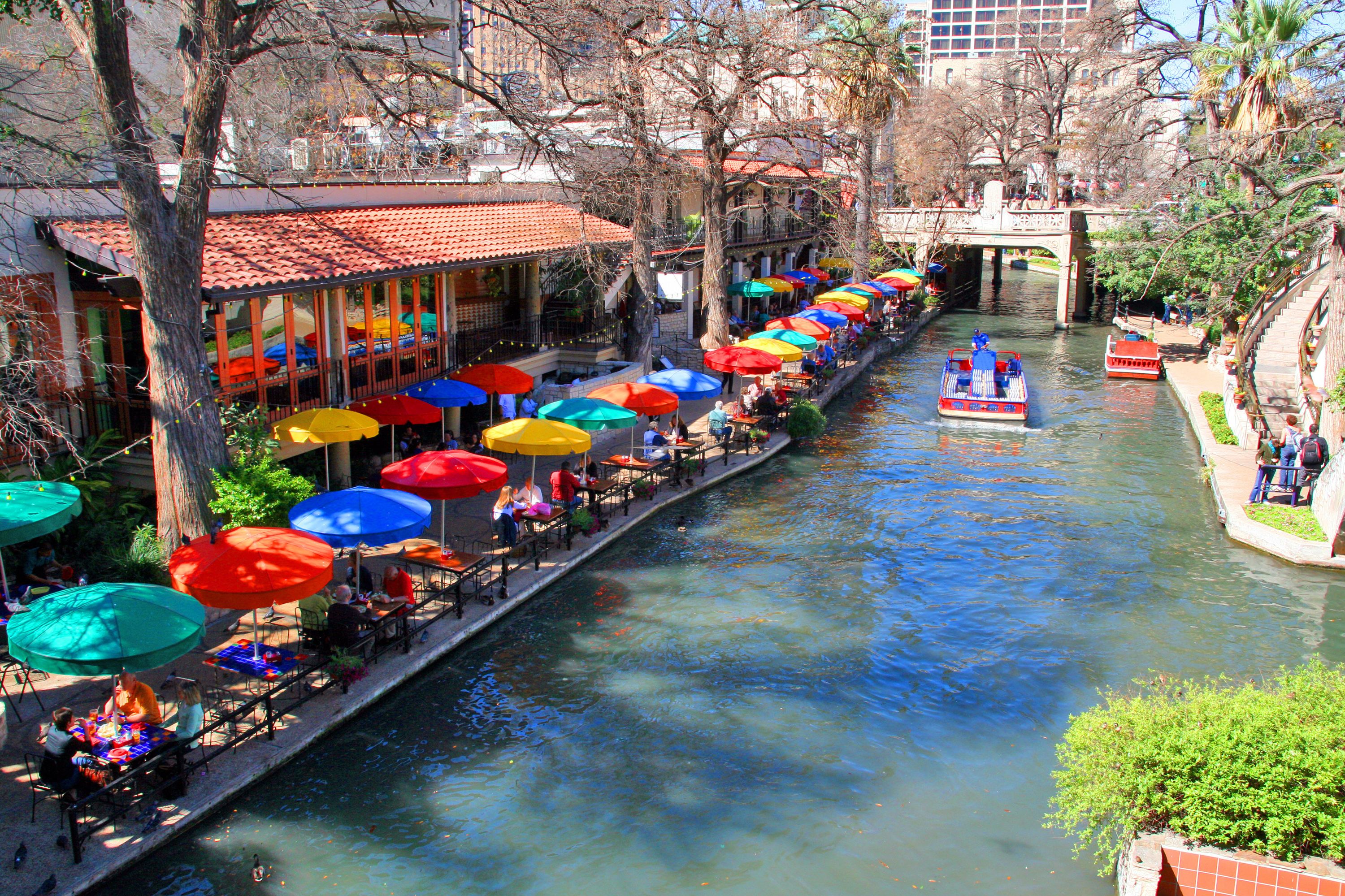 Der River Walk in San Antonio, Texas