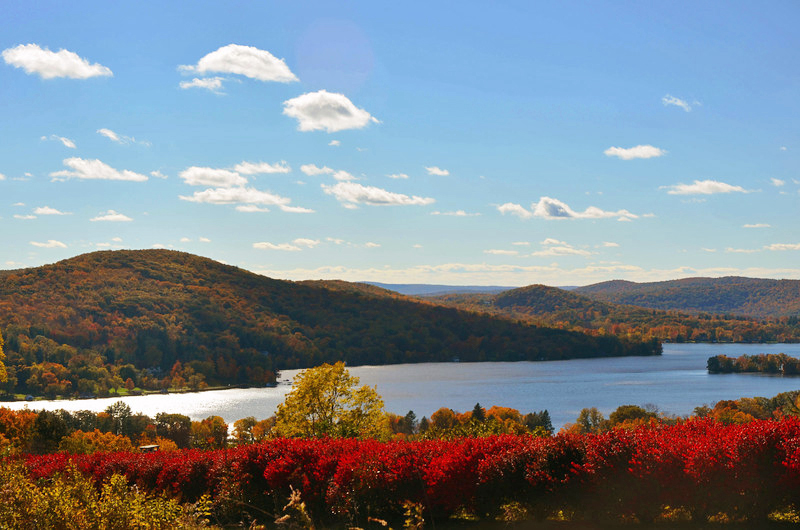 Indian Summer am Lake Waramaug