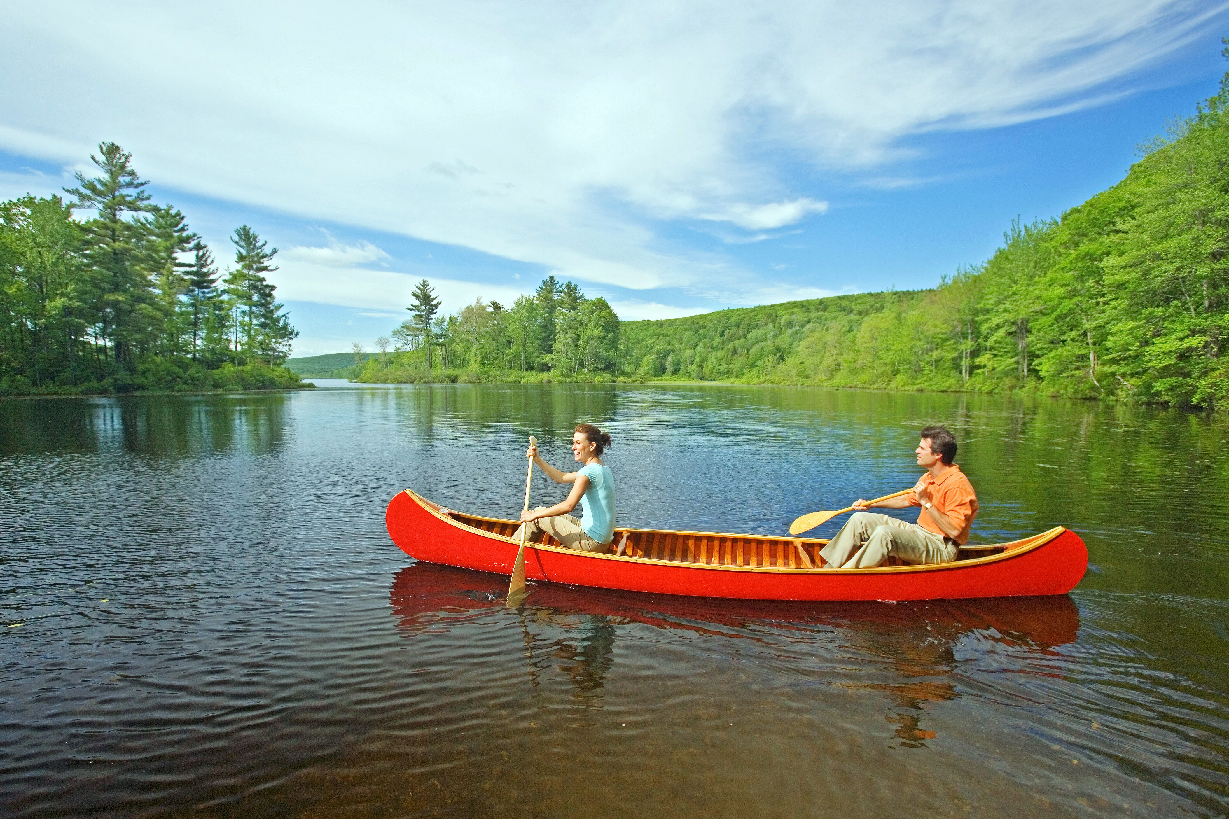 Kanutour auf dem Wood Creek Pond