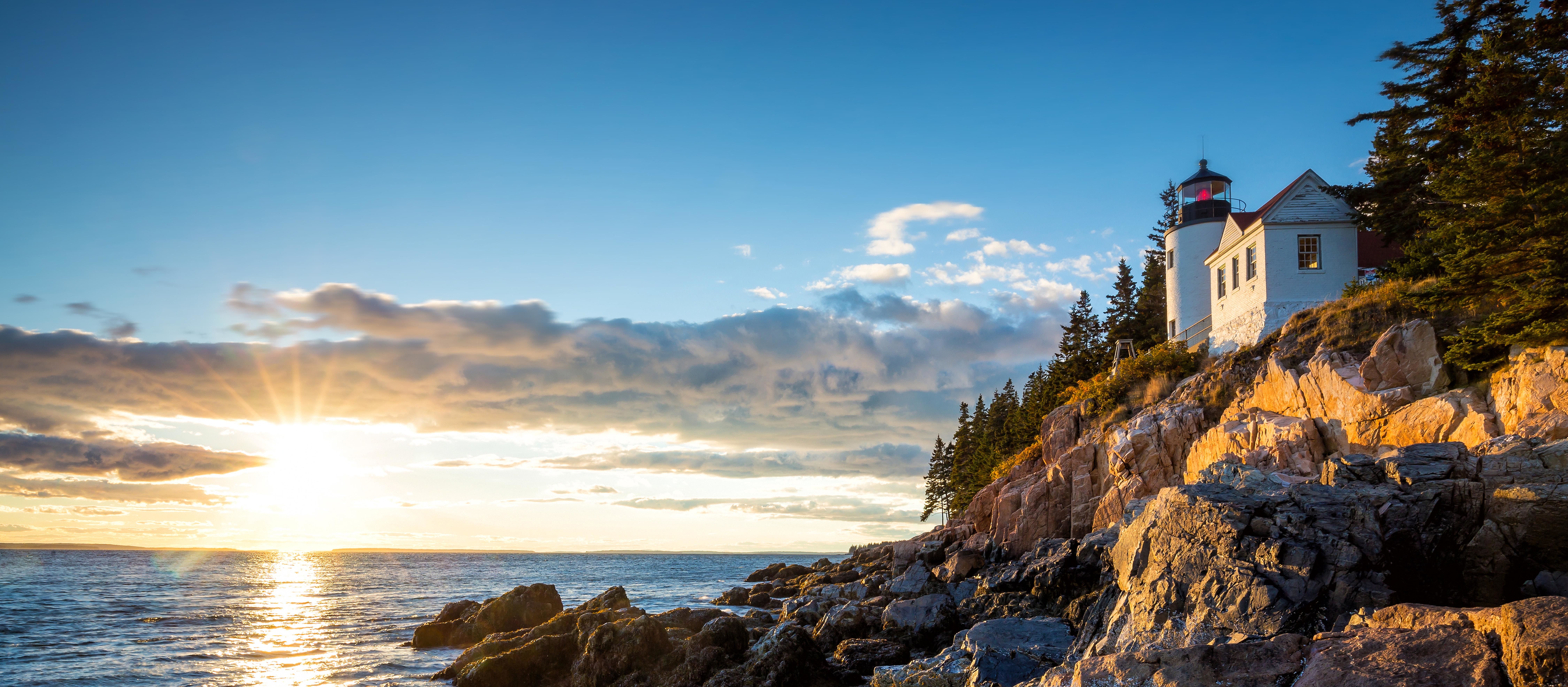 Bass Harbor Lighthouse im Acadia National Park, Maine
