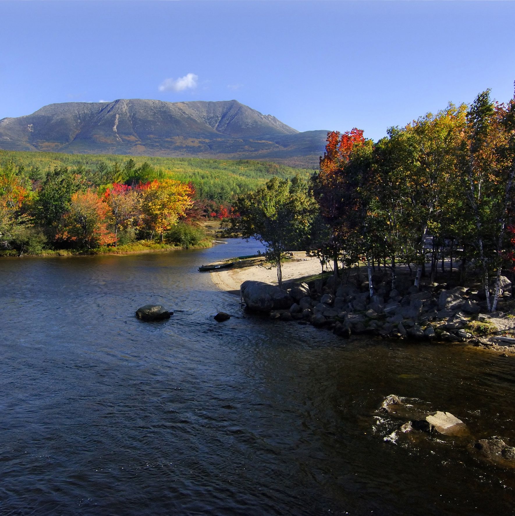 Der Mount Katahdin im Baxter State Park