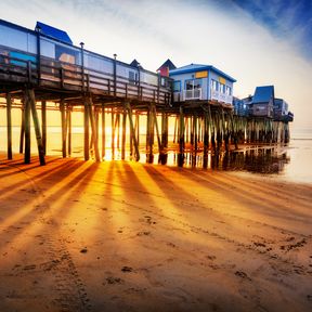 Seebrücke am Old Orchard Beach