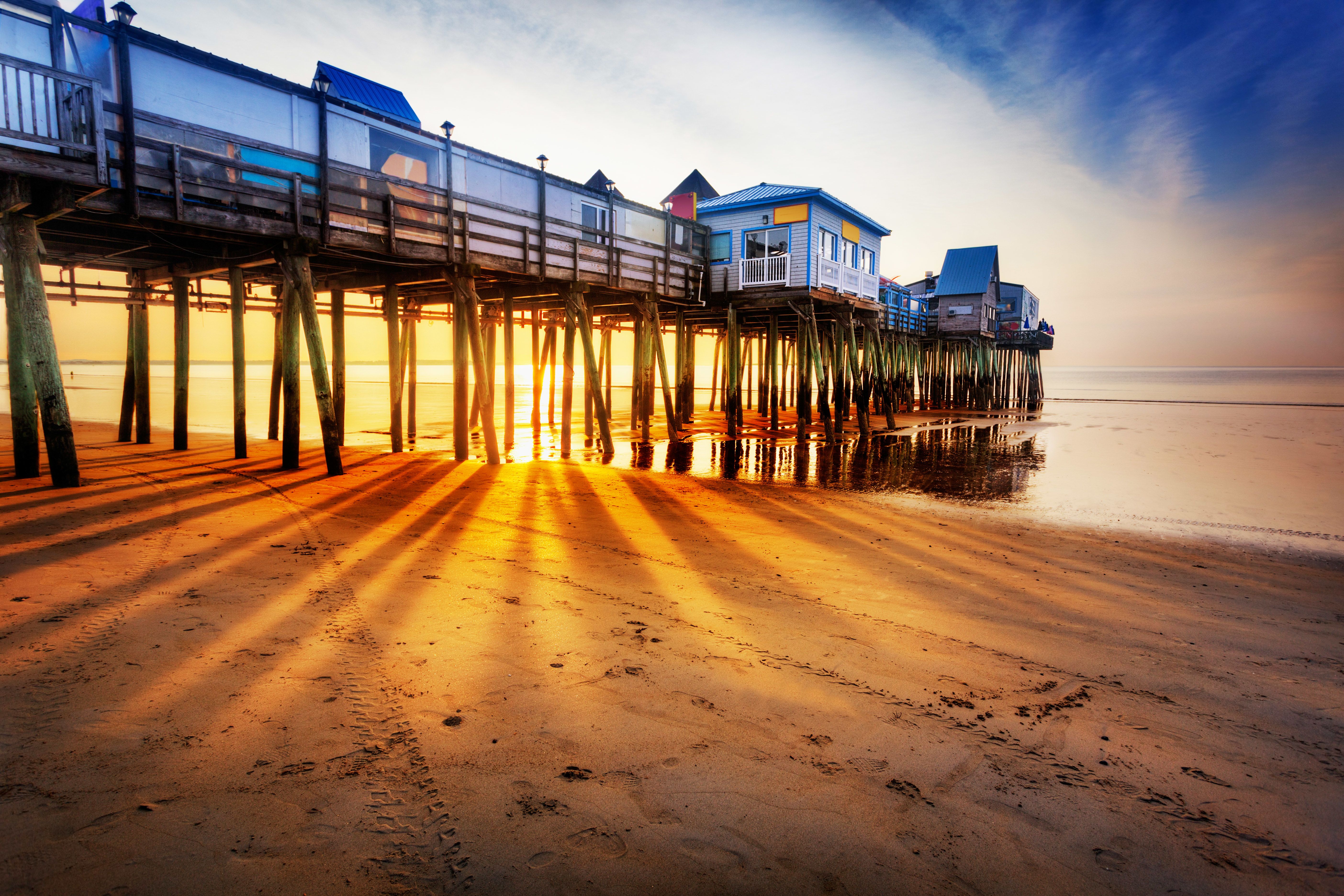 Seebrücke am Old Orchard Beach