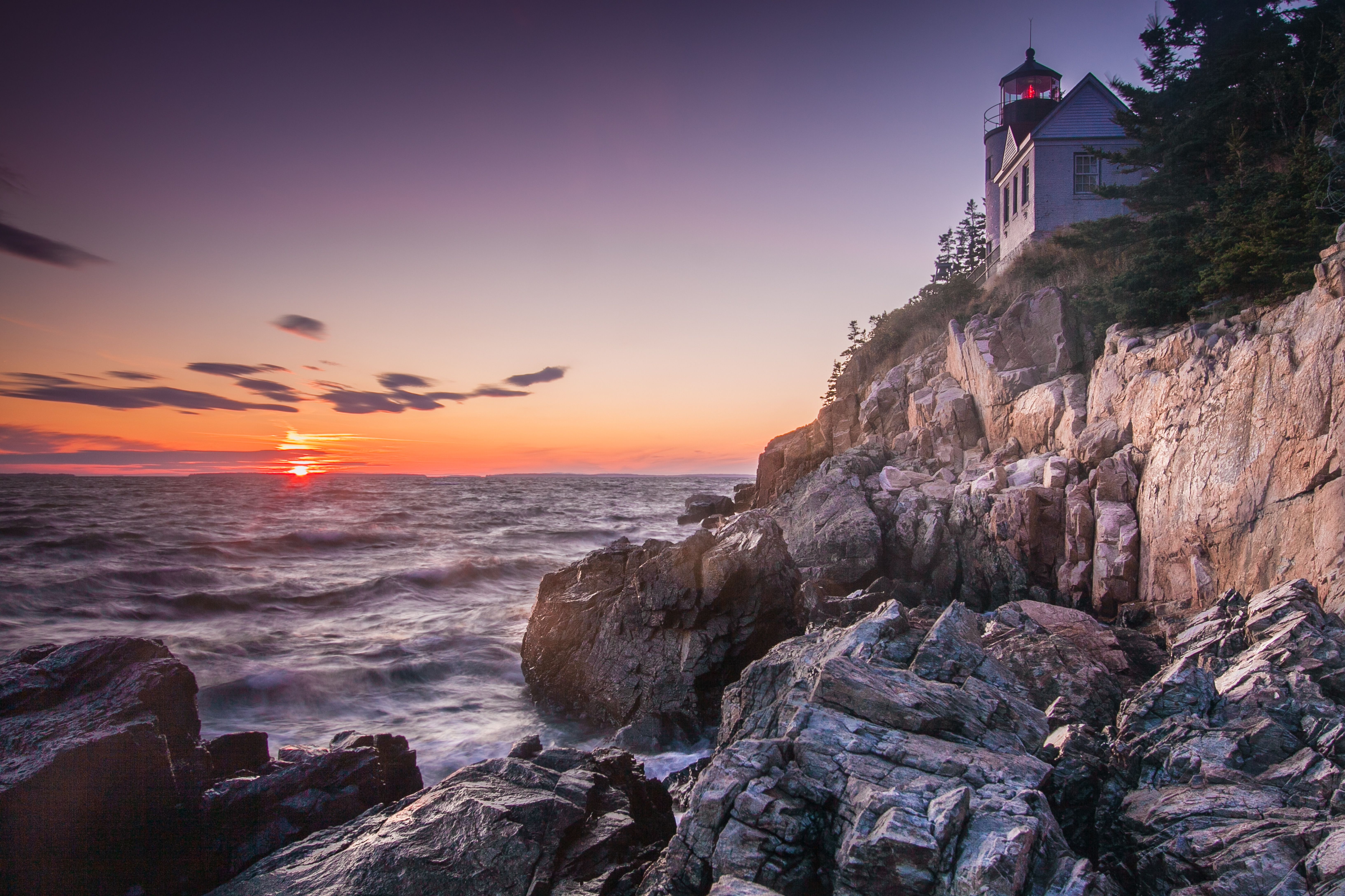 Bass Harbor Head Light im Acadia National Park, Maine Bass Harbor Head Light im Acadia National Park, Maine