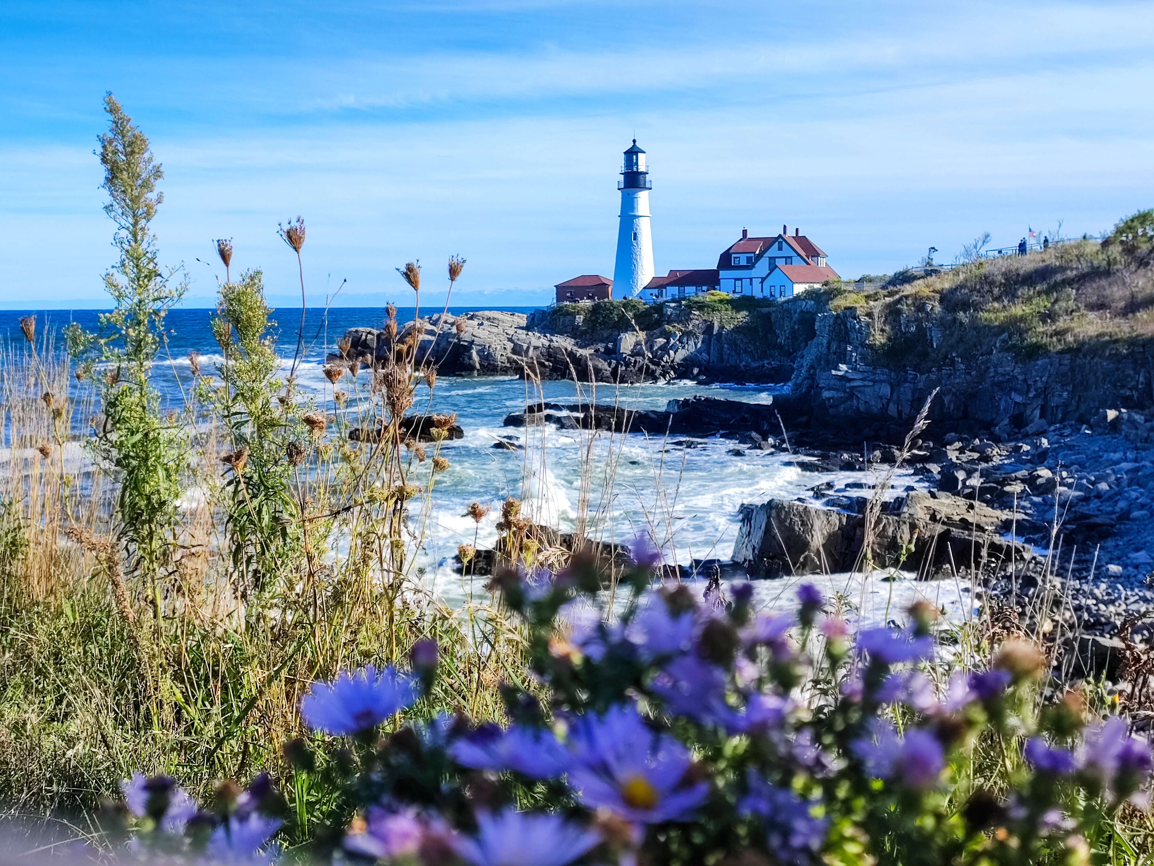 Der Leuchtturm von Cape Elisabeth