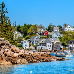 Fischerdorf in Stonington, Maine