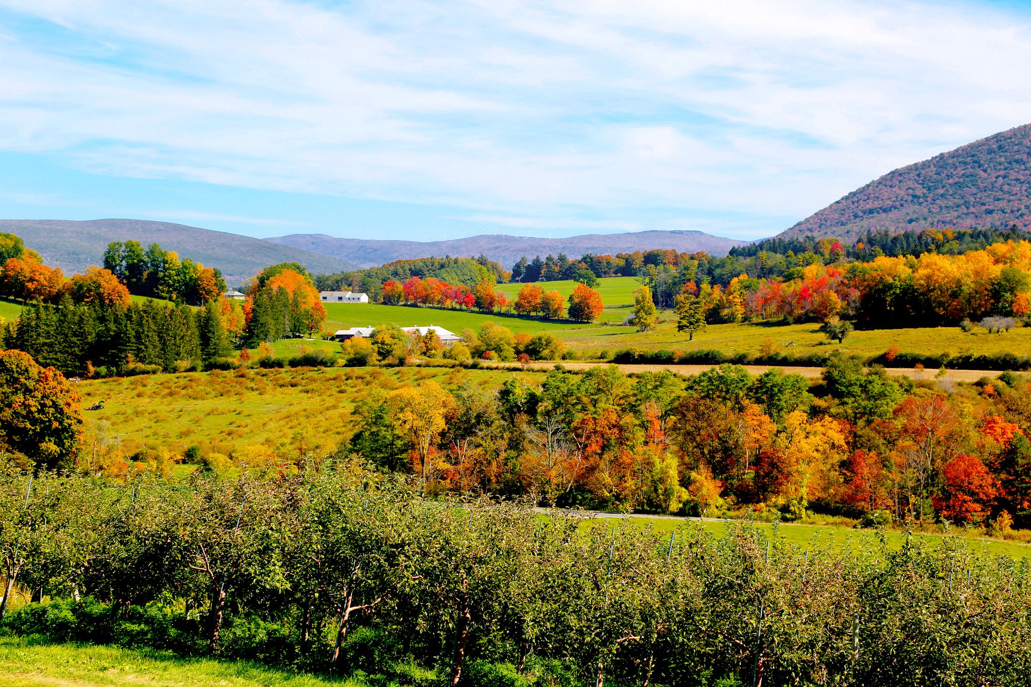 Ausblick Ã¼ber die Weiten von Berkshire-County