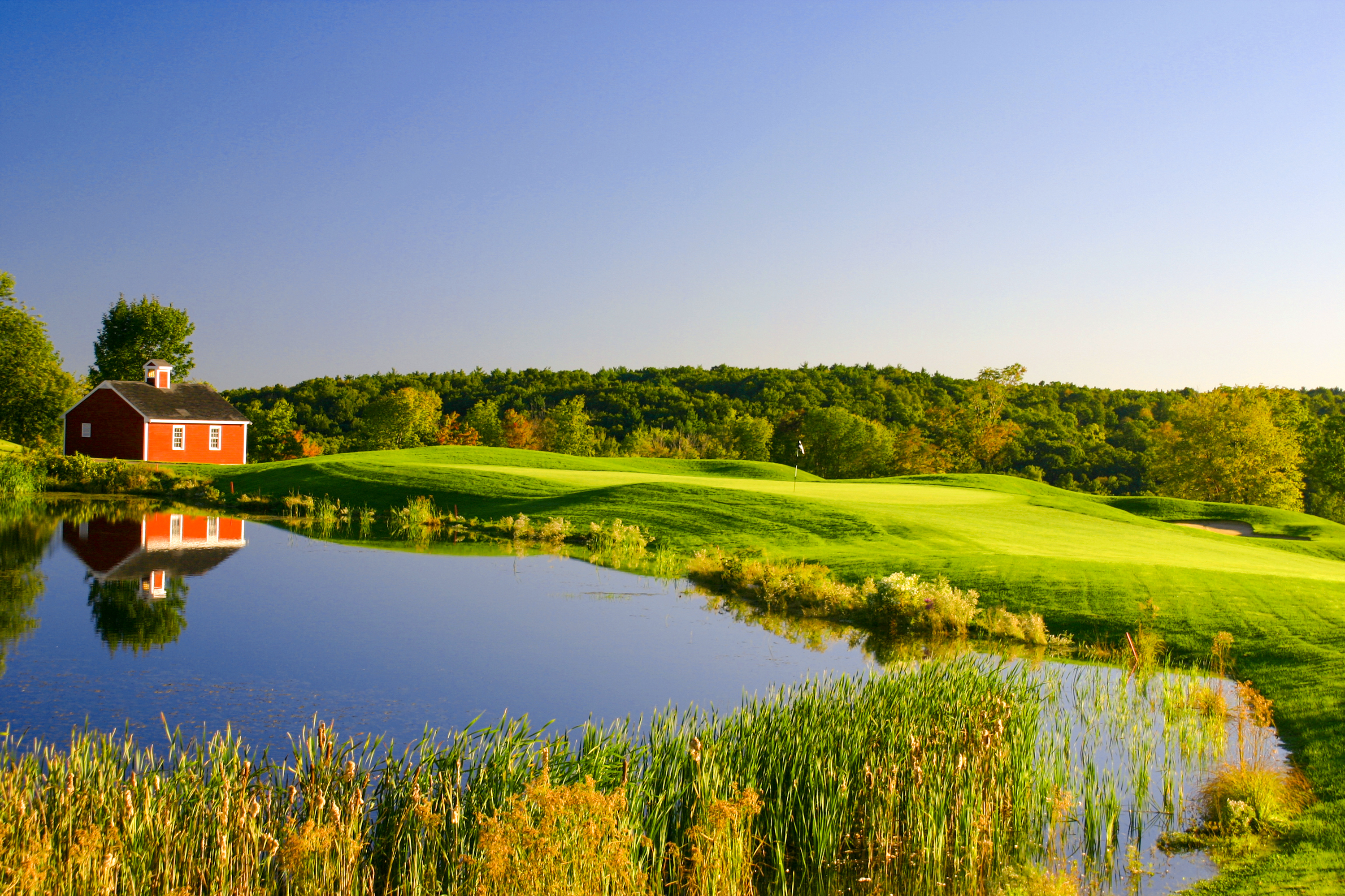 Der idyllische Blackstone National Golf Club in Sutton