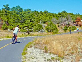 Fahrrad fahren auf Martha's Vineyard