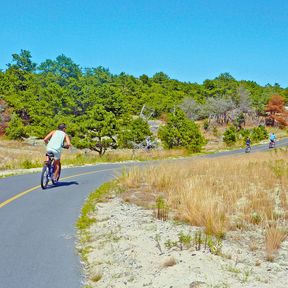 Fahrrad fahren auf Martha's Vineyard