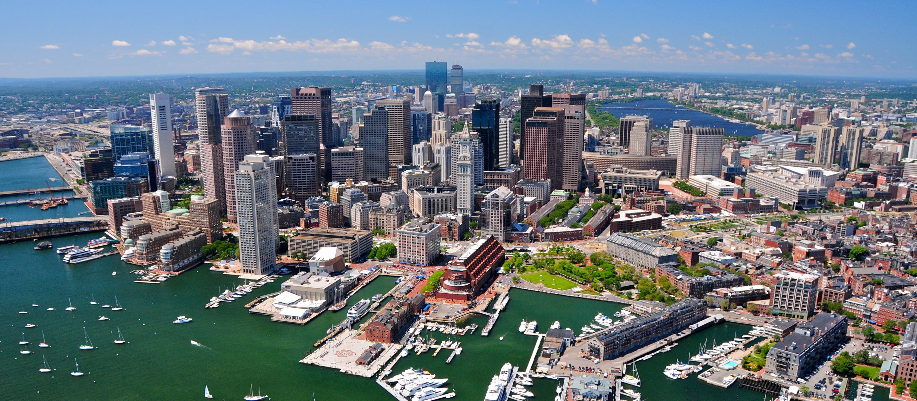 Luftaufnahme von Boston, Massachusetts