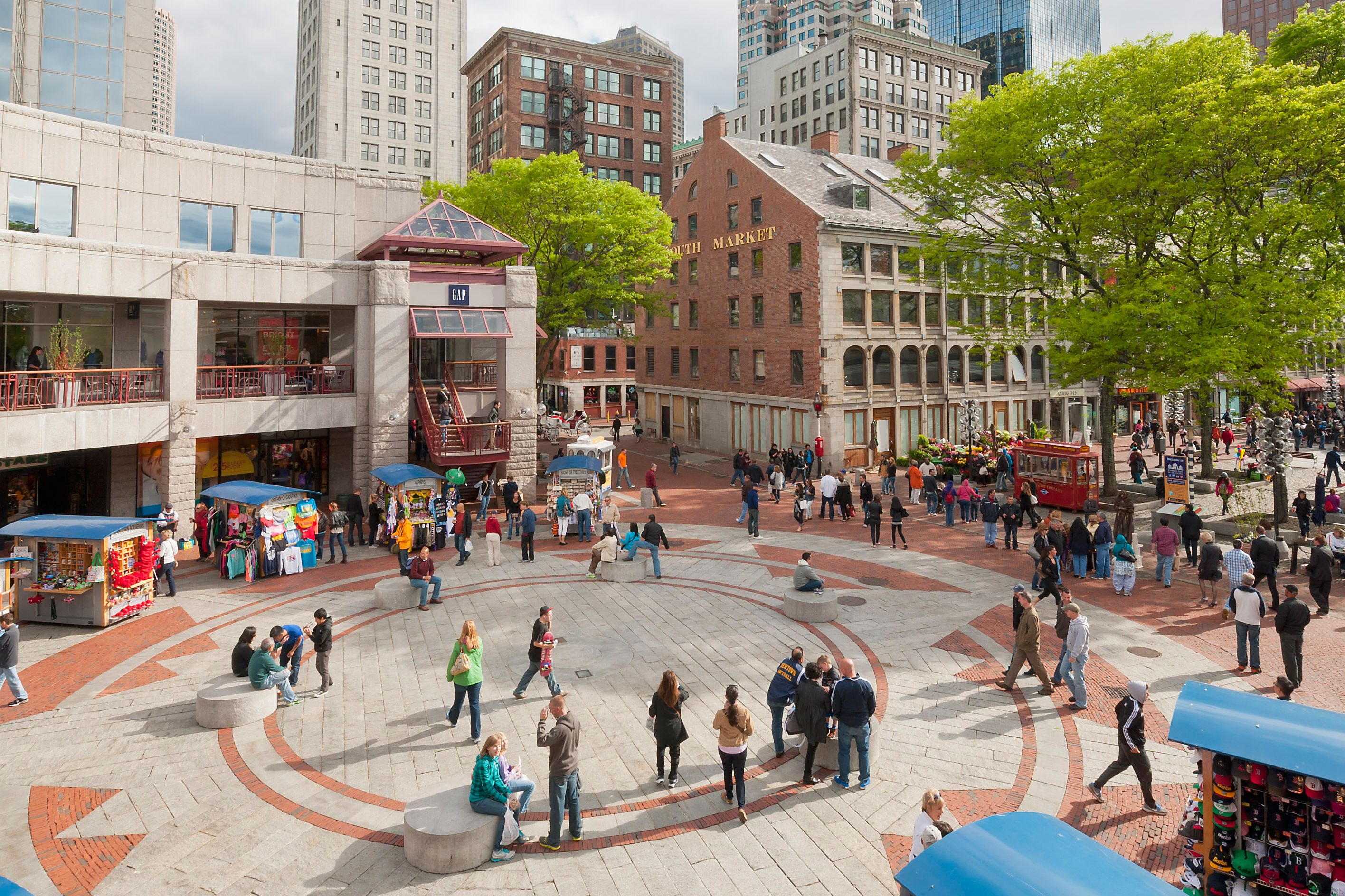 Faneuil Hall Marketplace und Quincy Market