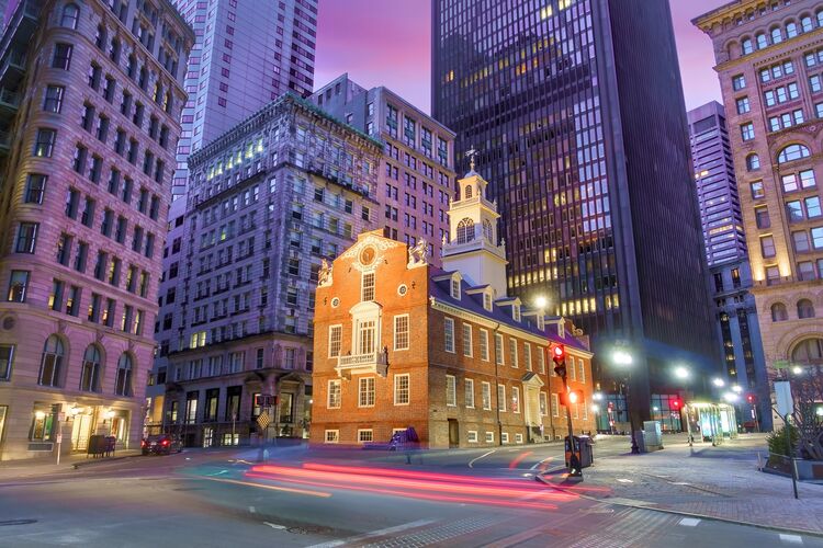 Das Old State House in Boston