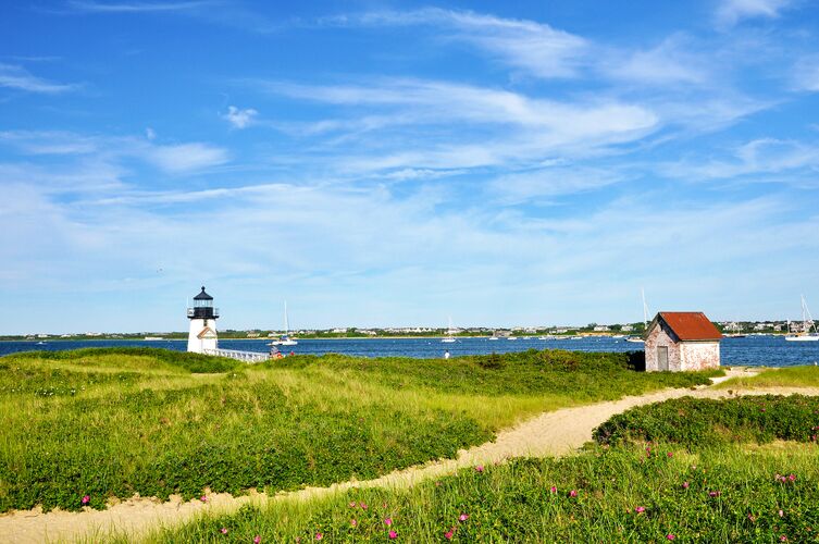 Der idyllische Brant Point Lighthouse auf Nantucket