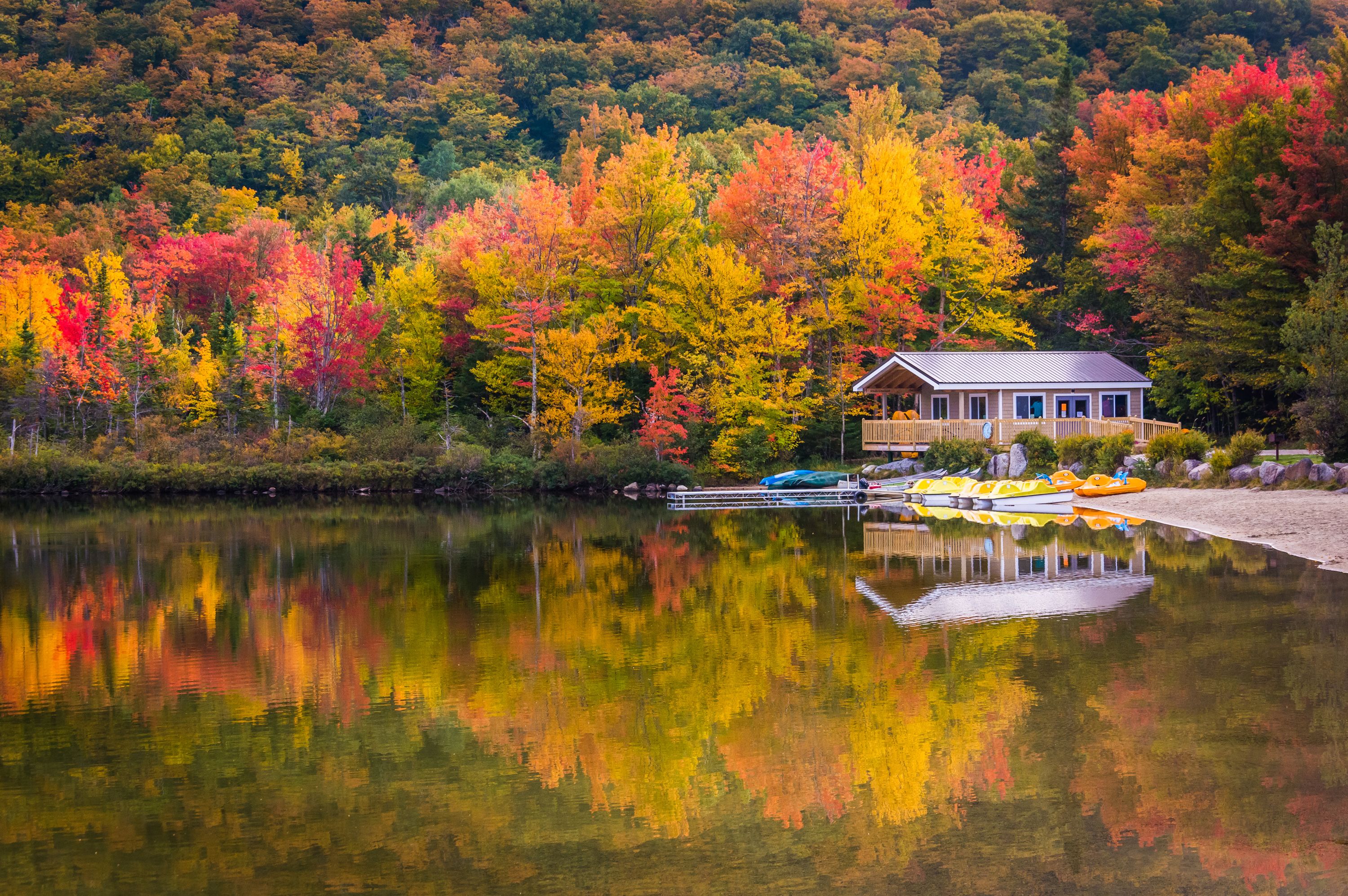 Echo Lake, Franconia Notch State Park, New Hampshire