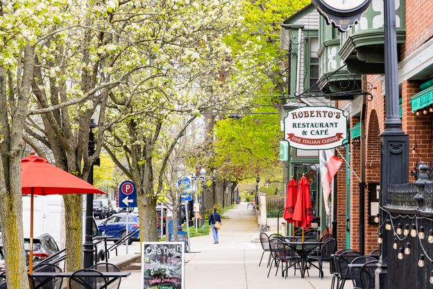 Straßenszene in Bristol