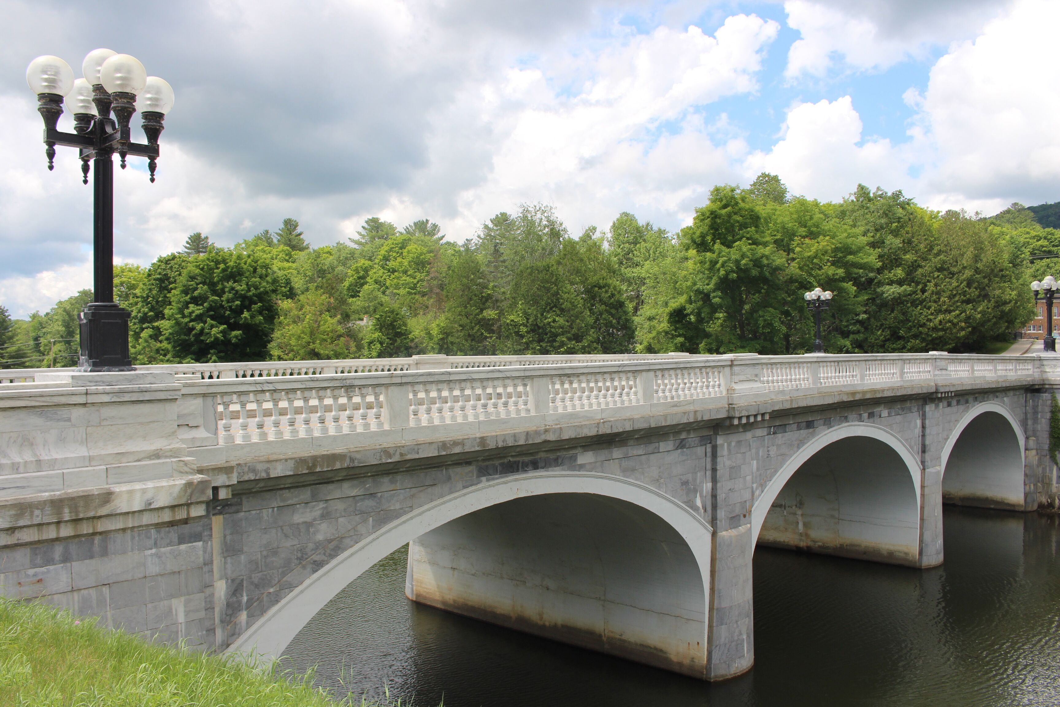 Marble Bridge in Proctor, Vermont