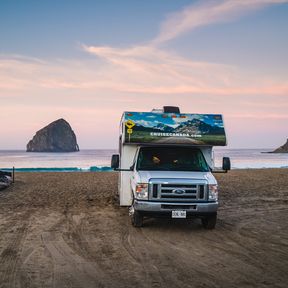 Mit einem Wohnmobil von Cruise America an den Strand von Oregon