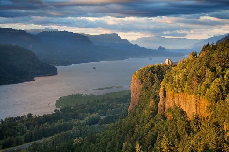 Crown Point Columbia River in Oregon