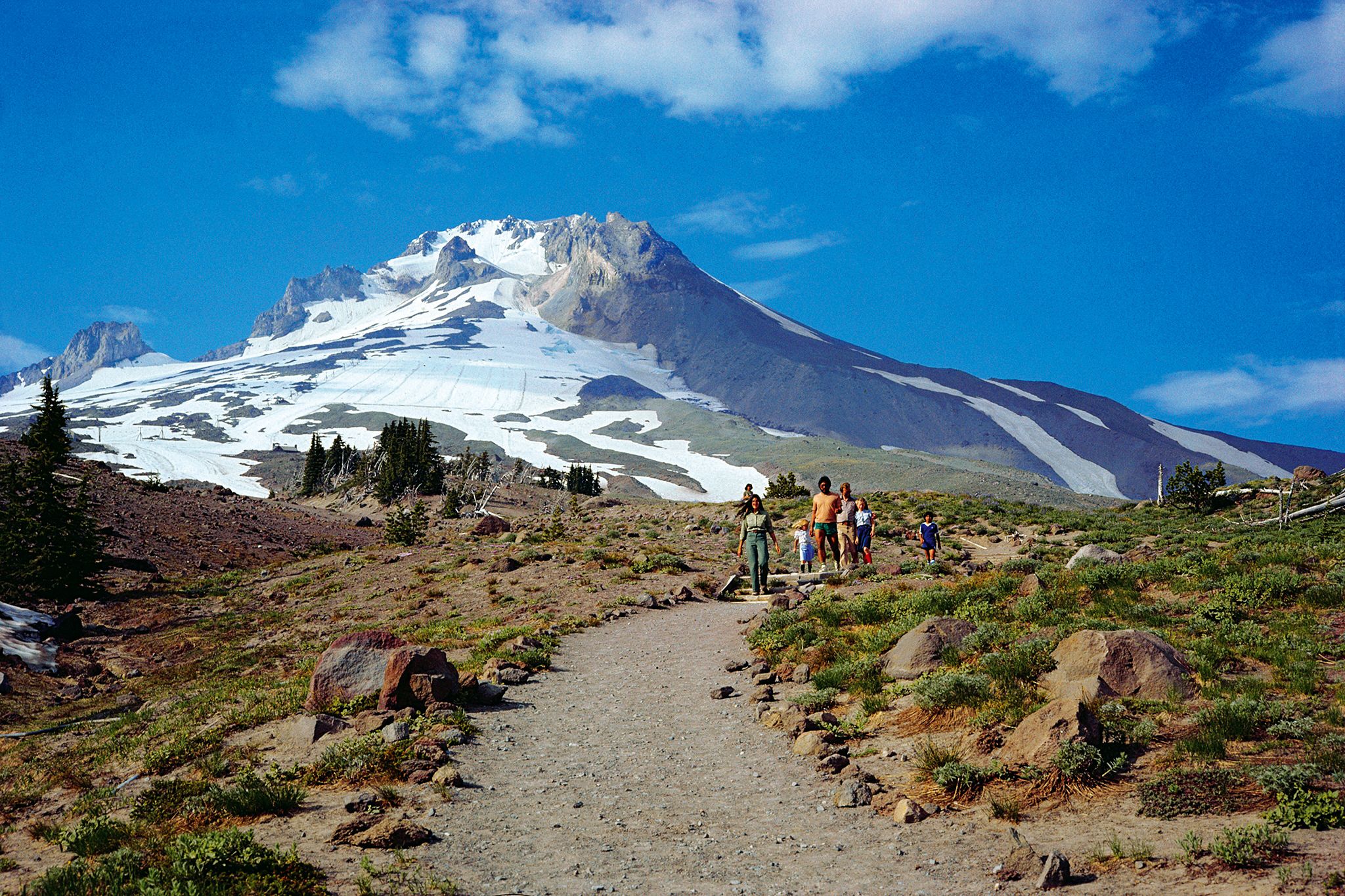 Wanderer vorMount Hood