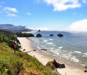 Ein wundervoller Strand in Oregon