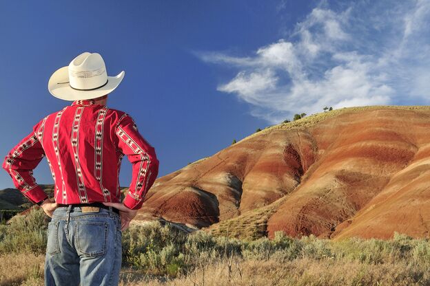 Die Painted Hills im John Day Fossil Beds National Monument in Oregon Die Painted Hills im John Day Fossil Beds National Monument in Oregon