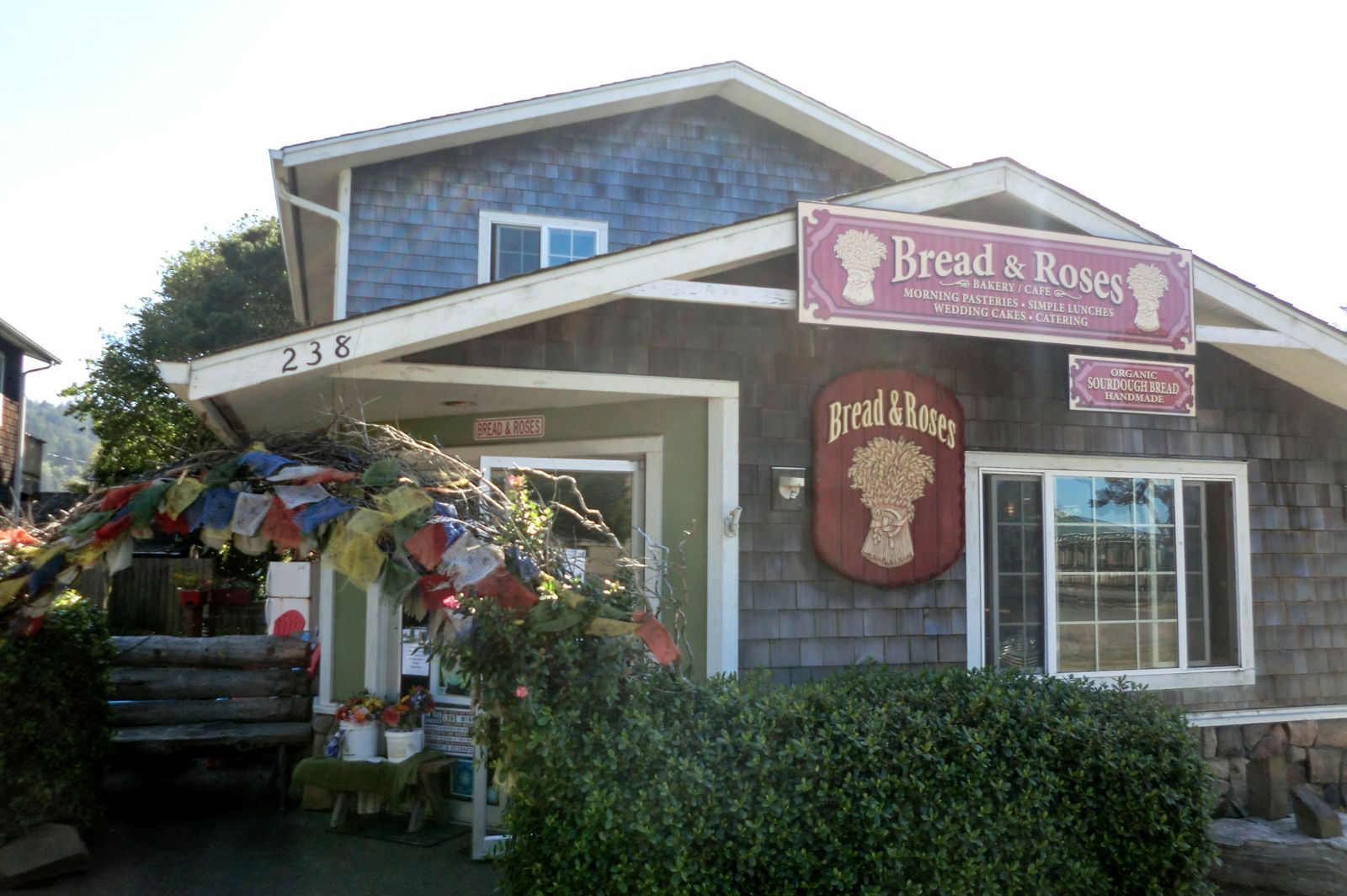 Die Bread & Roses BÃ¤ckerei in Yachats, Oregon