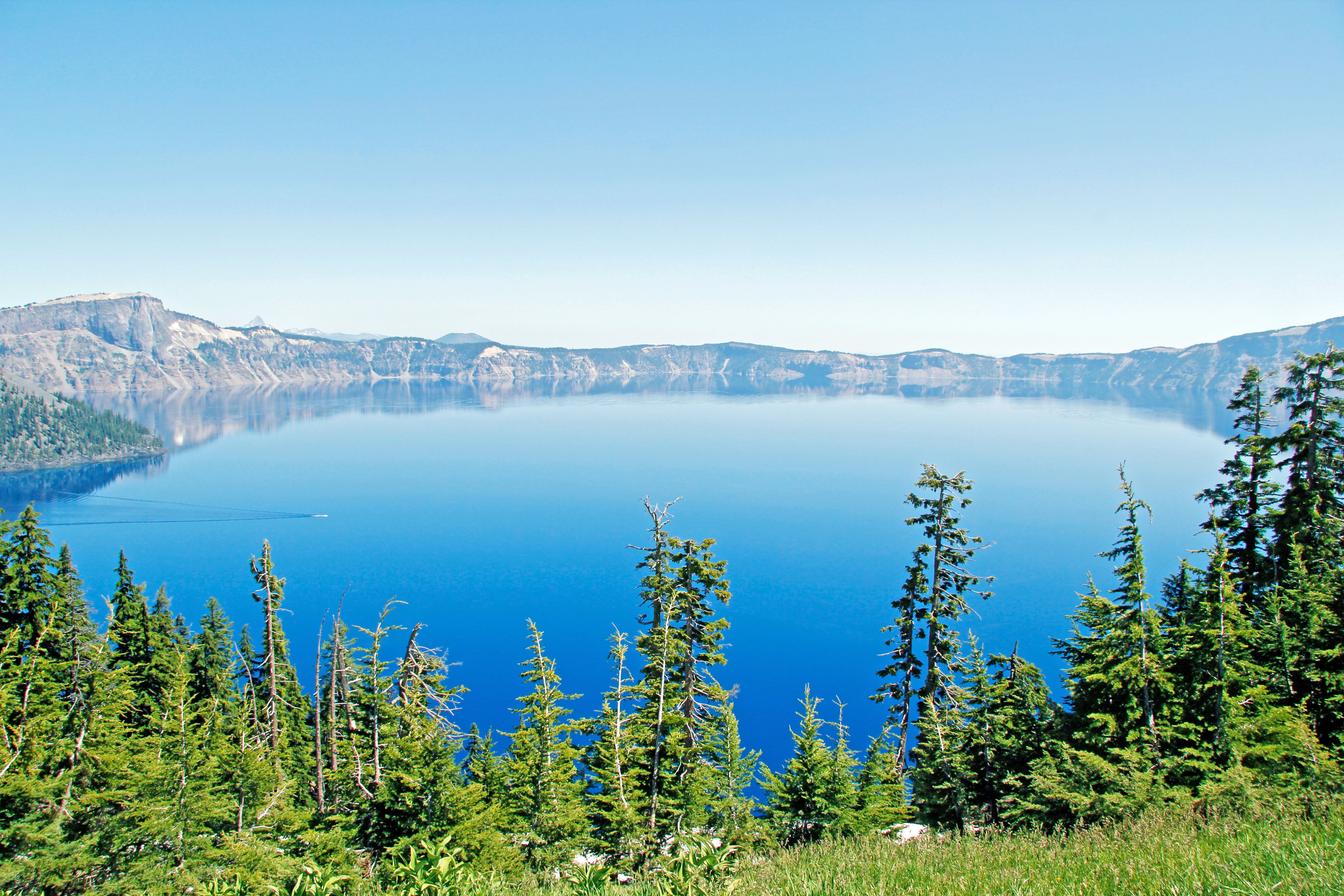 Blick auf den Crater Lake