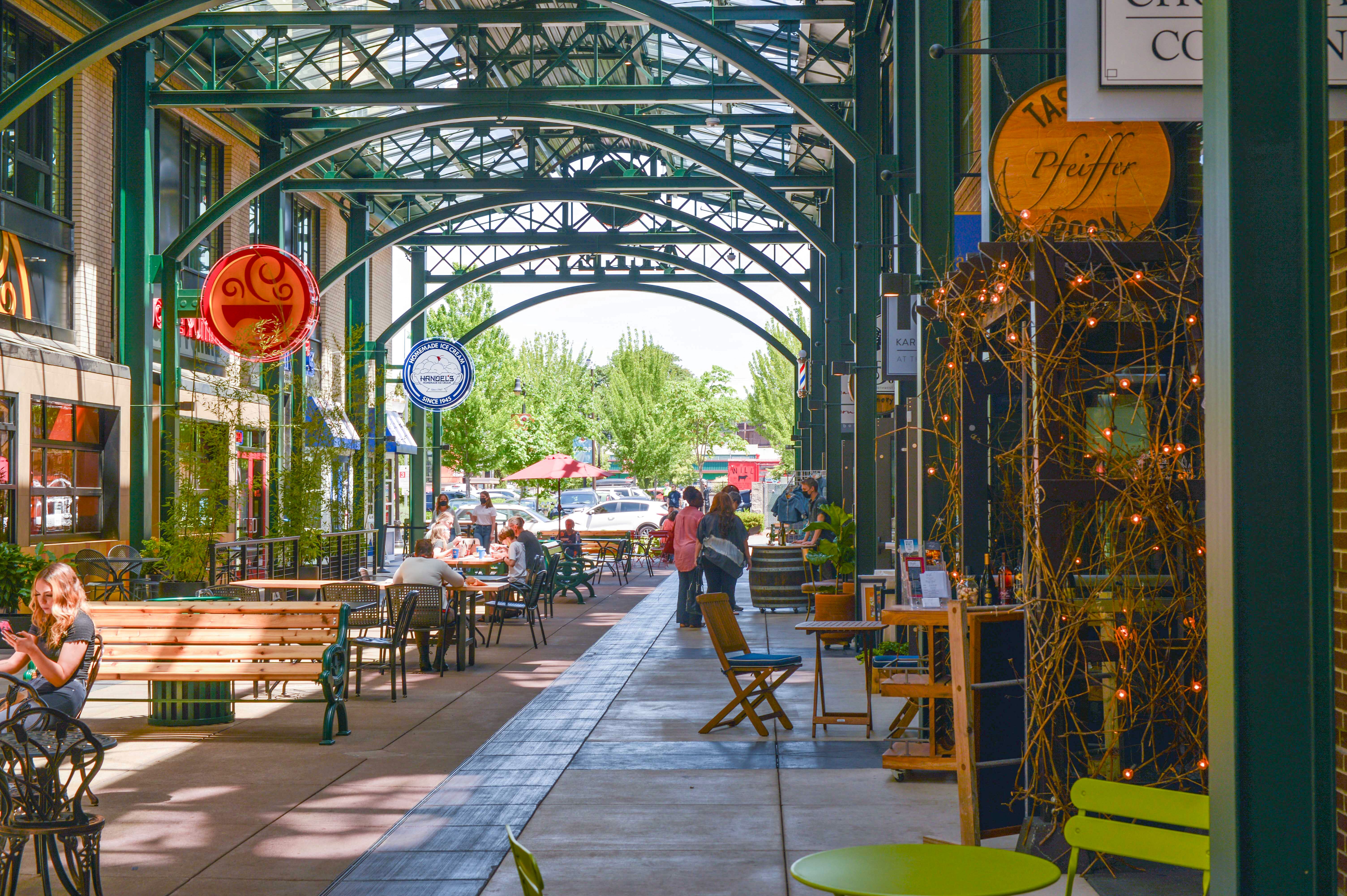 5th Street Public Market Alley in Eugene in Oregon