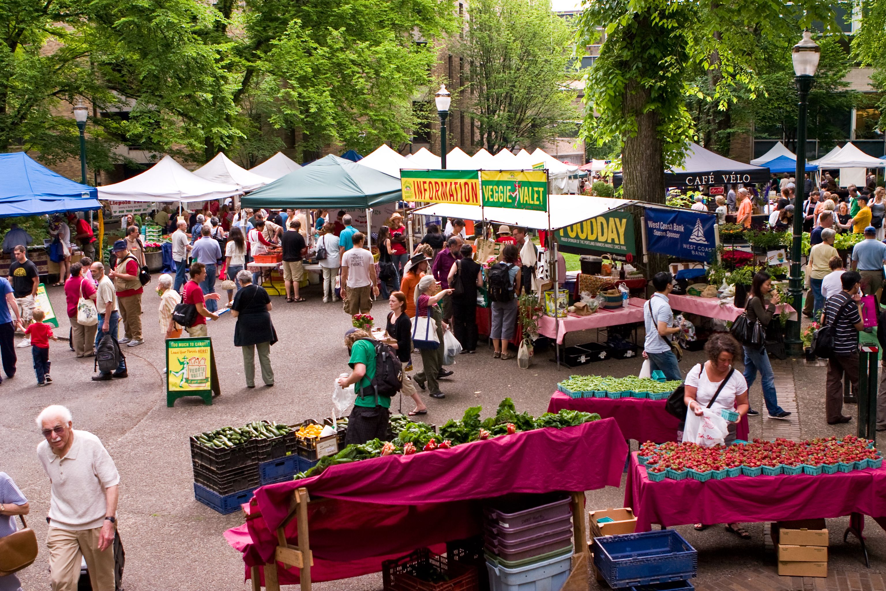 Farmers Market in Portland, Oregon