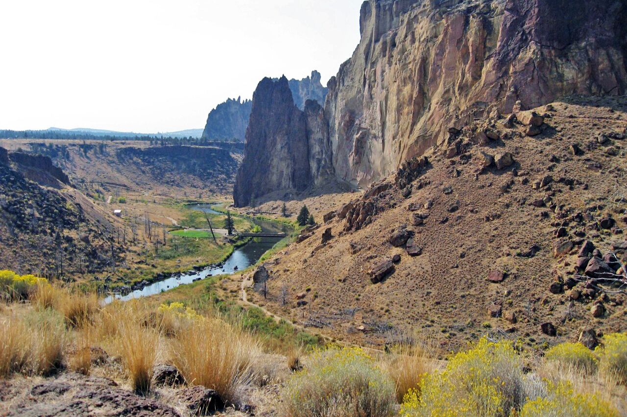 Landschaft im Smith Rock State Park Landschaft im Smith Rock State Park