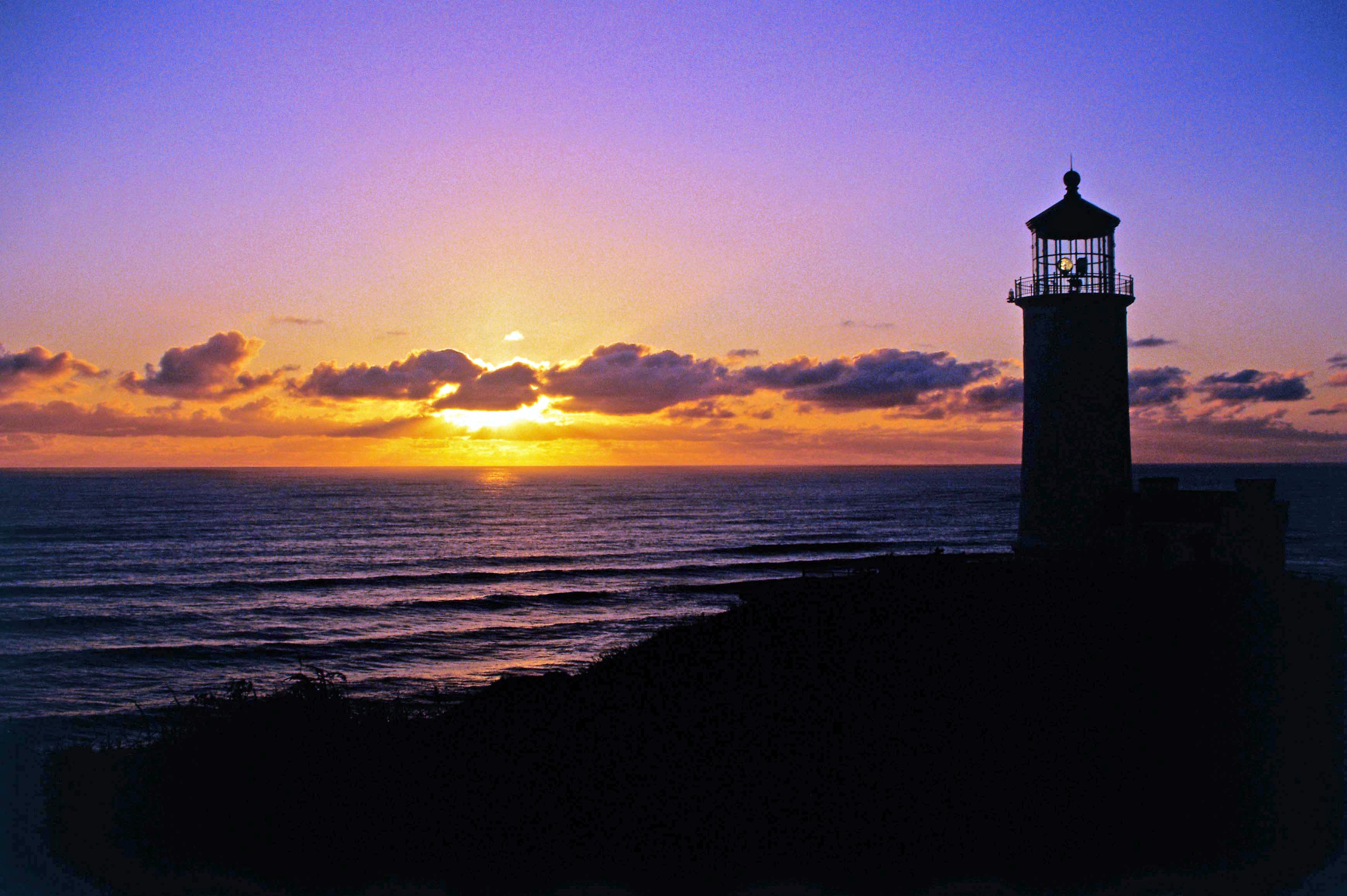 Sonnenuntergang auf der Long Beach Peninsula